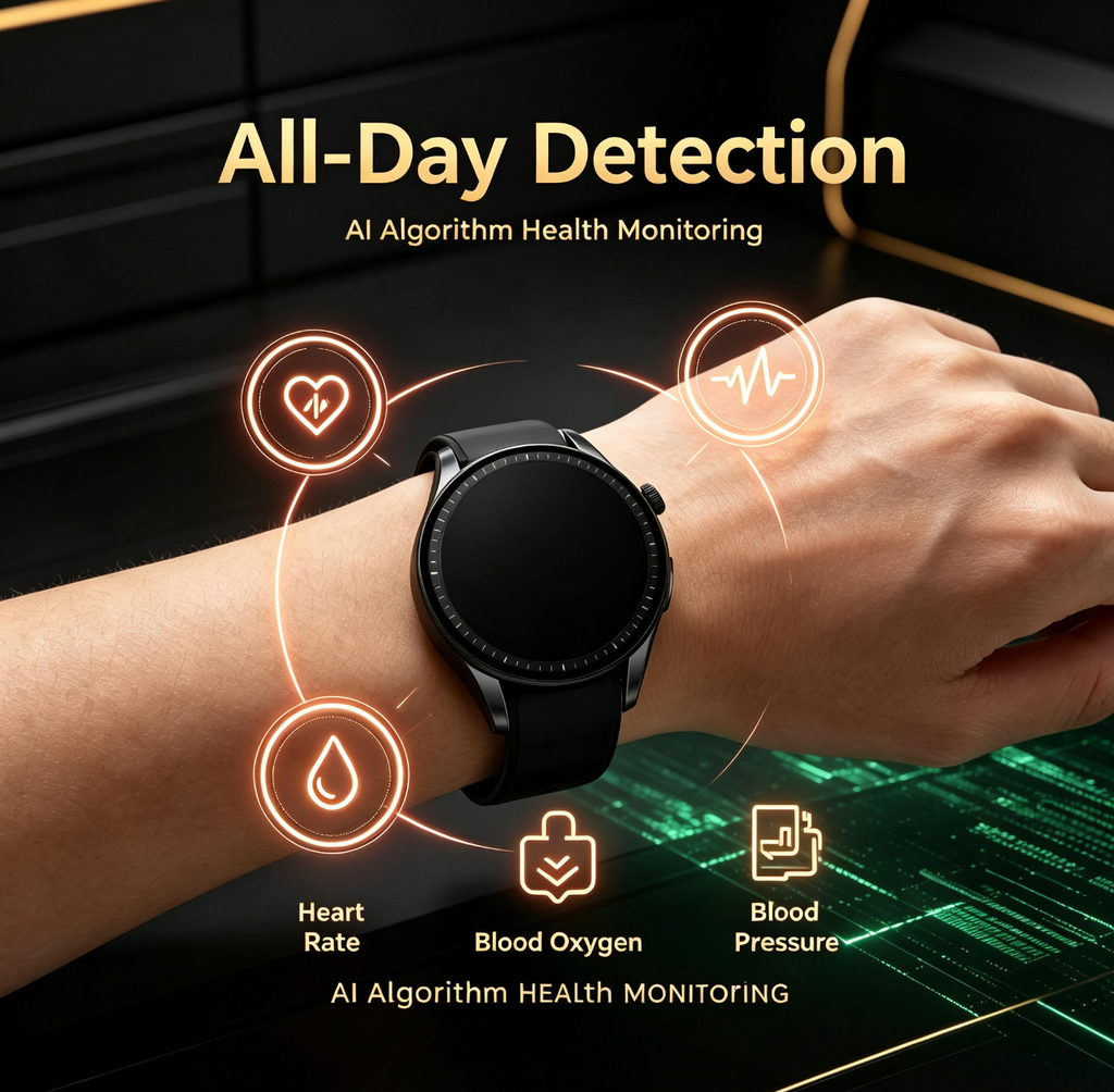 Health Tracking BW16 Smartwatch