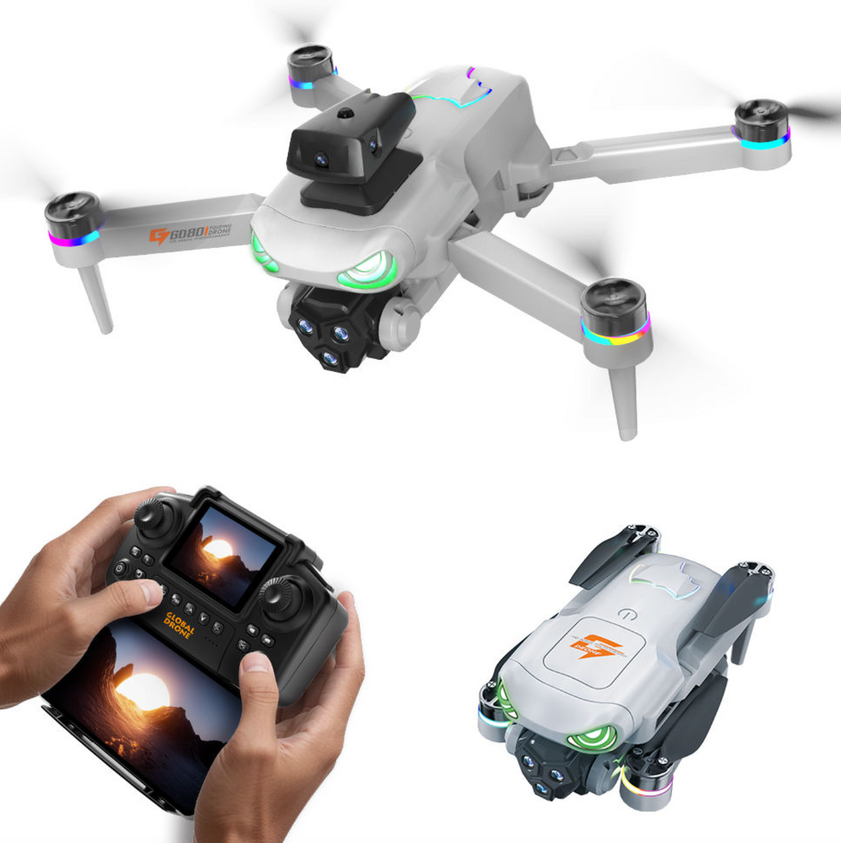 Portable GPS Quadcopter with HD Aerial Photography