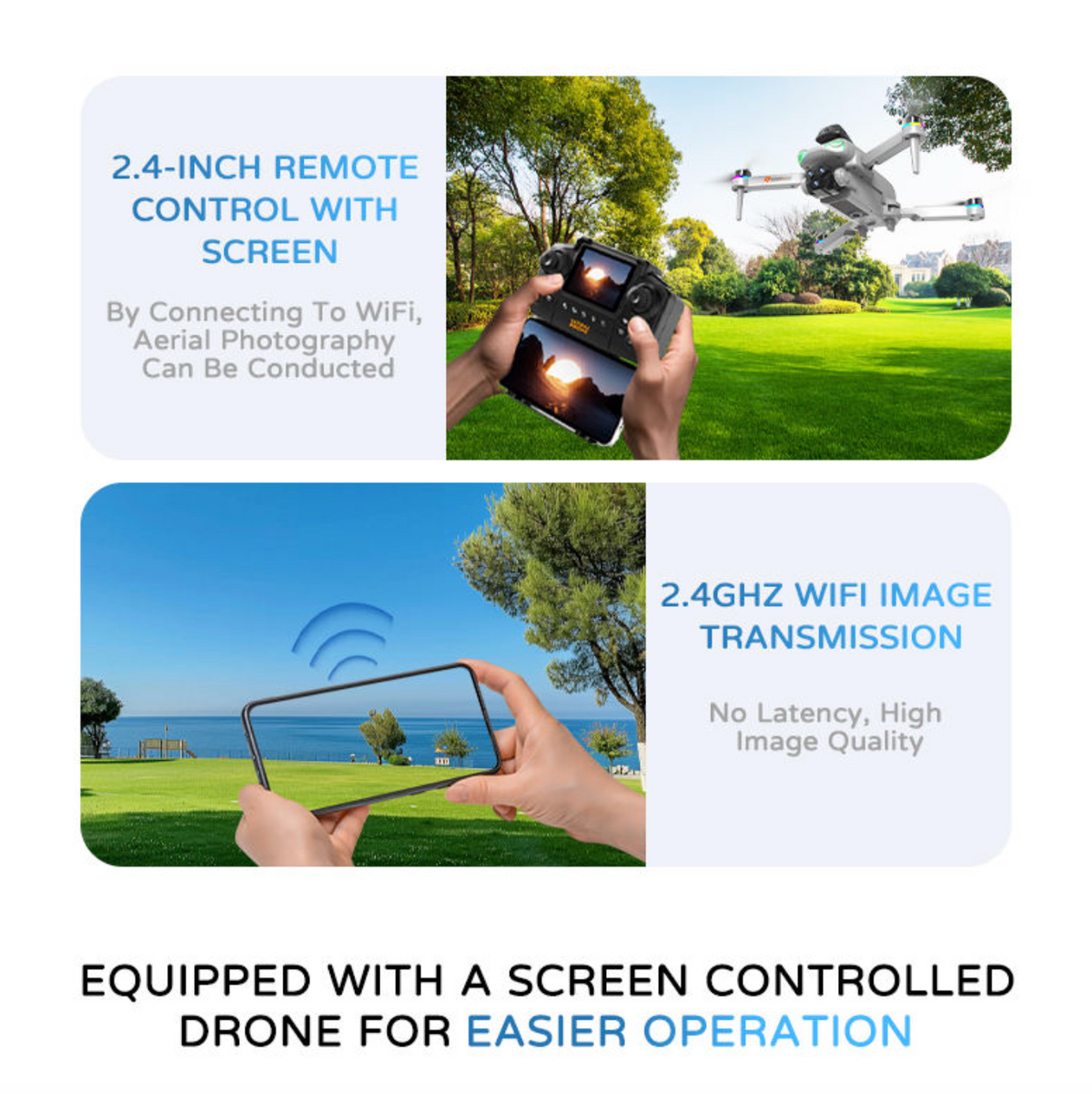 Portable GPS Quadcopter with HD Aerial Photography