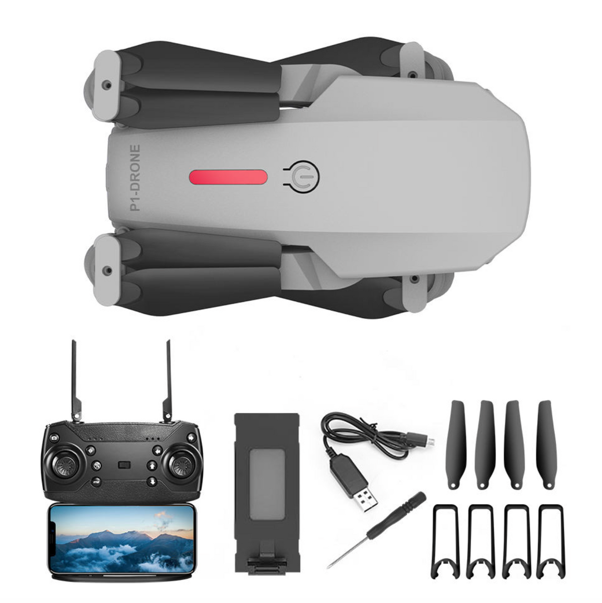 WiFi FPV Drone with 1080P HD Camera