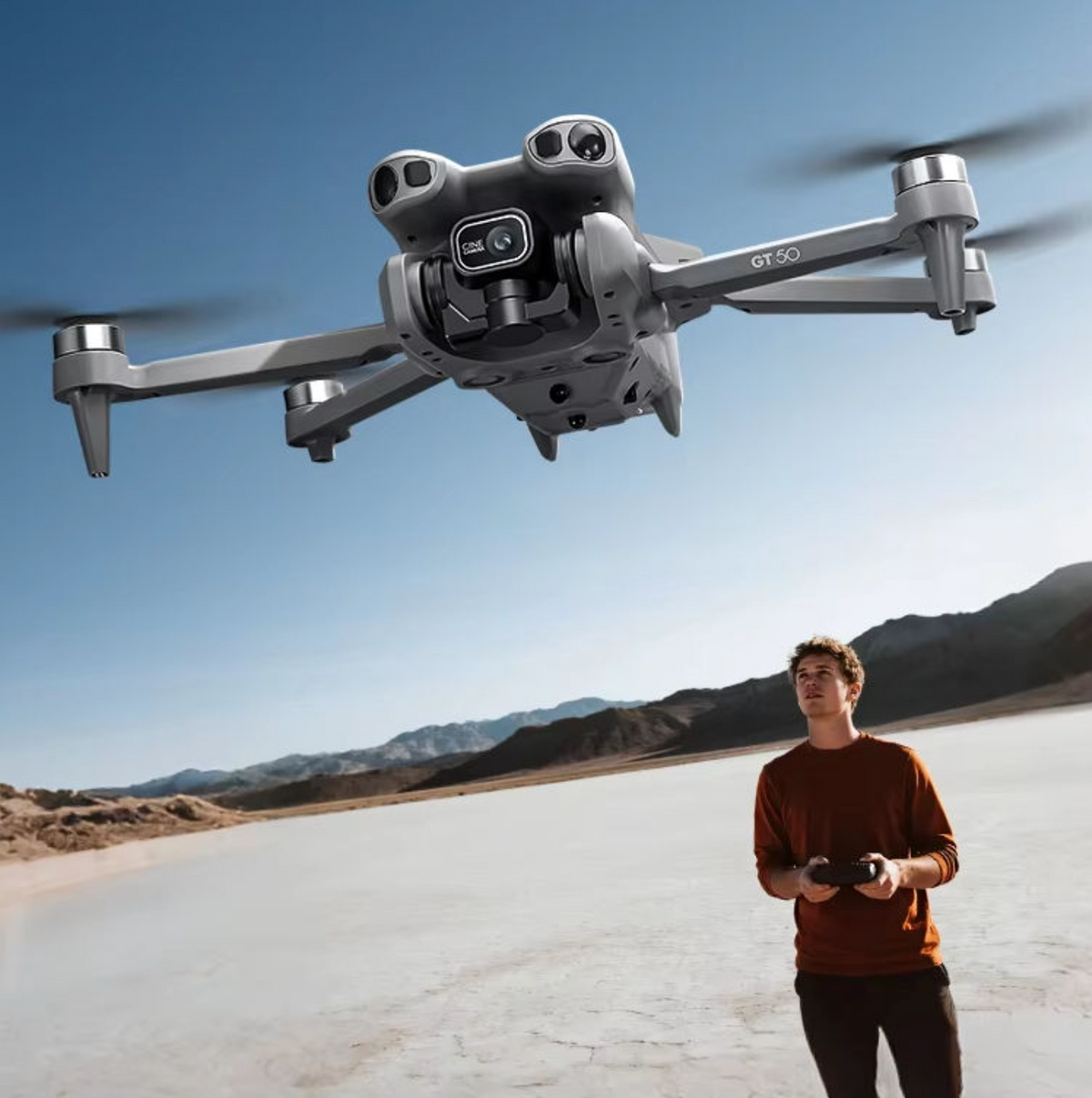 Drone with Dual Cameras & Obstacle Avoidance