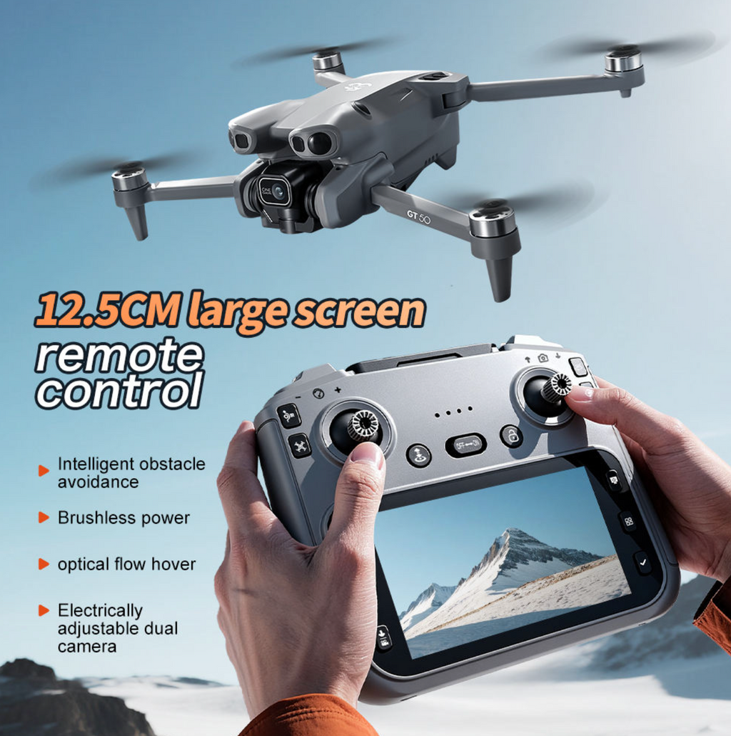 Drone with Dual Cameras & Obstacle Avoidance