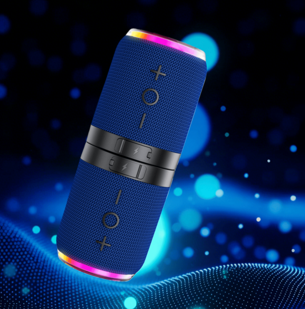 Split-Type Bluetooth Speakers with RGB LED Lights