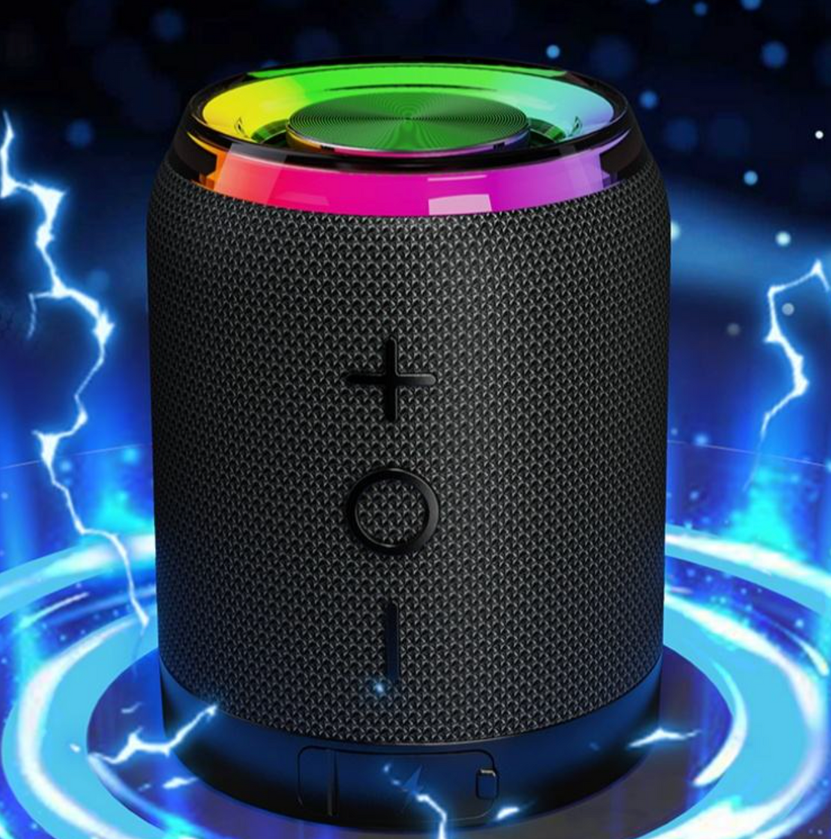 Split-Type Bluetooth Speakers with RGB LED Lights