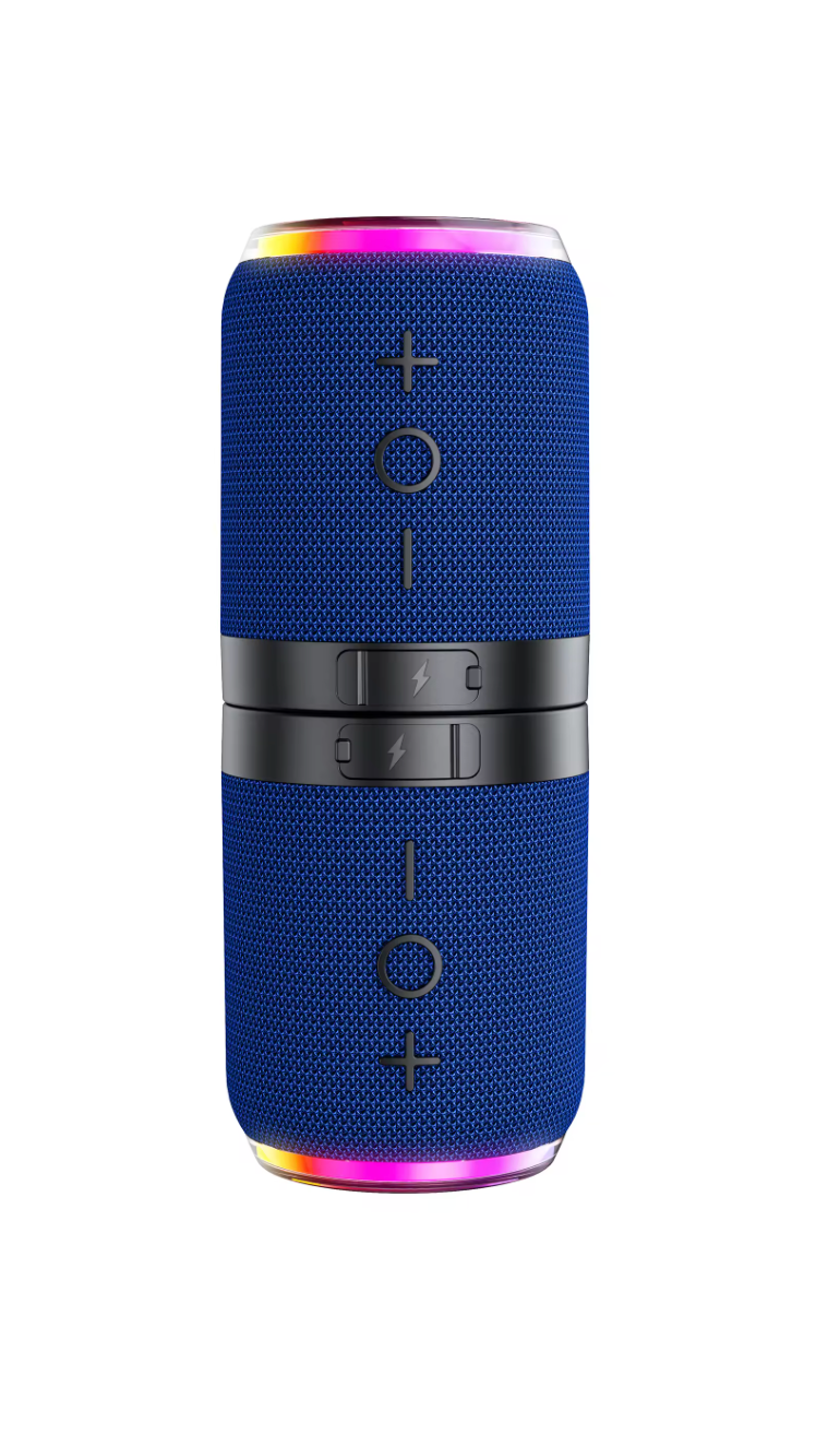 Split-Type Bluetooth Speakers with RGB LED Lights